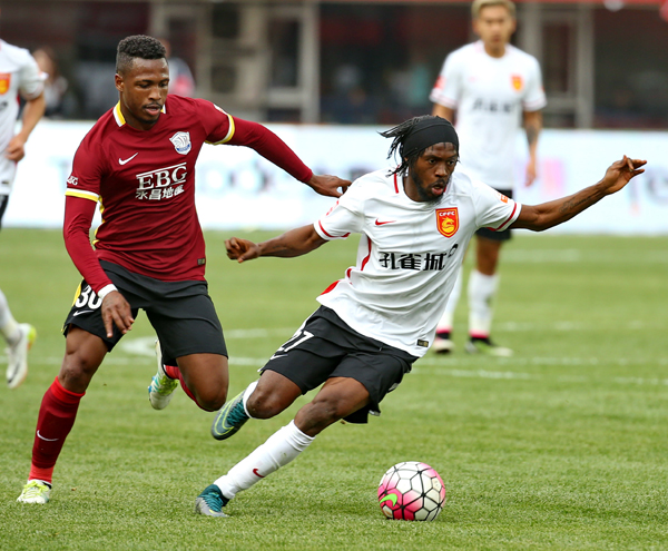 河北华夏幸福主场大胜延边富德，取得双杀的简单介绍