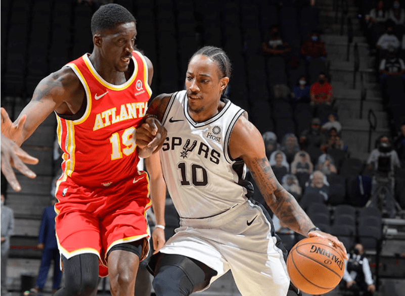 老鹰不敌马刺，遭遇四连败